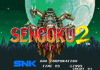 Sengoku 2 + Sengoku Denshou 2 Title Screen